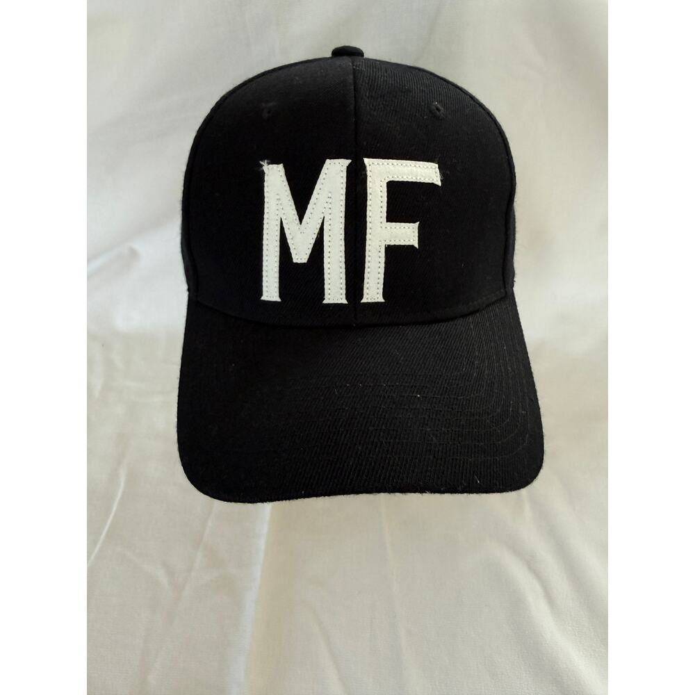 MF Headwear for People Adjustable  Baseball Cap - Black NWT